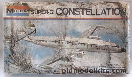 Monogram 1/131 Super G Constellation C-121C - MATS Transport, 7591 plastic model kit